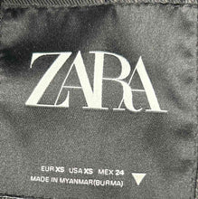 Load image into Gallery viewer, Zara Womens Olive Green Long Sleeve Notch Lapel Two-Button Blazer Jacket Size XS
