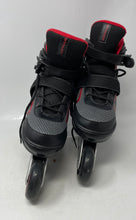 Load image into Gallery viewer, Airwalk Unisex AK-168 Black And Red Adjustable Fit Inline Skates Size 6-7
