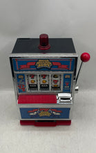 Load image into Gallery viewer, Vintage Radica 2001 Mega Million Jackpot Coin Bank Slot Machine Toy Untested
