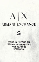 Load image into Gallery viewer, Armani Exchange Womens White Short Sleeve Crew Neck Pullover T-Shirt Size Small
