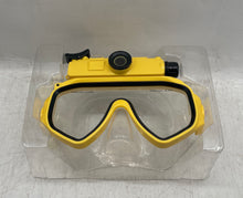 Load image into Gallery viewer, Yellow Black Waterproof Underwater Camera Diving Mask With Box Not Tested
