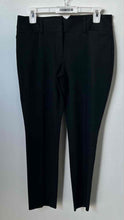 Load image into Gallery viewer, Express Womens Black Flat Front Slash Pockets Straight Leg Dress Pants Size 2
