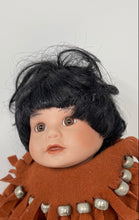 Load image into Gallery viewer, Elke Hutchens Little Eagle Dancer Baby Girl Indian Collector Porcelain Doll
