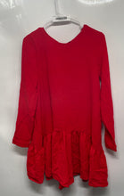 Load image into Gallery viewer, Zara Womens Trafaluc Collection Red Long Sleeve Bubble Hem One-Piece Romper Sz S
