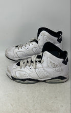 Load image into Gallery viewer, Nike Kids Air Jordan 6 Retro 384665-112 Black White Sneaker Shoes Size 7Y
