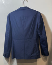 Load image into Gallery viewer, Express Mens Blue Long Sleeve Notch Lapel Extra Slim Two-Button Blazer Size 36S
