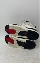 Load image into Gallery viewer, Nike Unisex Kids Air Jordan 4 IM4028-100 White Gray Black Sneakers Shoes Sz 12C
