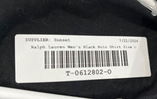 Load image into Gallery viewer, Polo Ralph Lauren Mens Black Long Sleeve Crew Neck Custom Slim Fit T-Shirt Sz L
