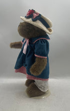 Load image into Gallery viewer, Russ Berrie Vintage Edition Collectible Bear Plush Toy In Denim Dress
