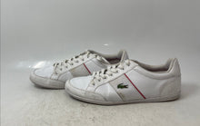 Load image into Gallery viewer, Lacoste Mens Nivolor 0721 White Low Top Lace-Up Sneaker Shoes Size 7
