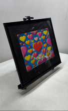 Load image into Gallery viewer, Colorful Puffy Hearts Galore In Multicolor Shades Framed Print Signed By Seeman
