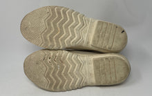 Load image into Gallery viewer, Authentic Tory Burch Womens Buddy Cream Beige Sneaker Shoes Size 8M Stained
