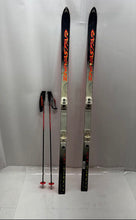 Load image into Gallery viewer, Dynastar Black And Gray Professional Winter Sports Skis Set With Poles
