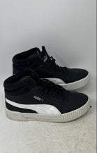 Load image into Gallery viewer, Puma Womens Carina Mid 373233-07 Black White Lace-Up Sneaker Shoes Size 8
