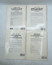 Load image into Gallery viewer, Set Of 4 Pcs Dover Ready To Use Clip Art Series Classical Music Popular Books
