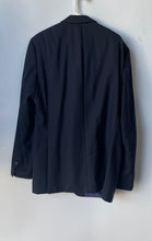 Load image into Gallery viewer, Hugo Boss Mens Black Long Sleeve Pockets Notch Lapel Two-Button Blazer Size 46L
