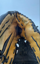 Load image into Gallery viewer, Wilson Unisex Black Tan Leather Left Hand Throw Baseball Glove Size 12.5 Inch
