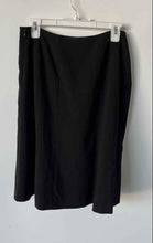 Load image into Gallery viewer, Calvin Klein Womens Black Side Zip Knee Length Straight &amp; Pencil Skirt Size 10
