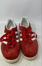 Load image into Gallery viewer, Adidas Mens Gazelle Red Suede Lace-Up Round Toe Low Top Sneaker Shoes Size 12
