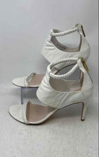 Load image into Gallery viewer, Cole Haan Womens Lise White Leather Stiletto Heel Ankle Strap Sandals Size 11B
