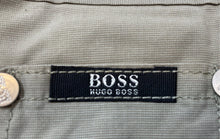 Load image into Gallery viewer, Hugo Boss Mens Brown Flat Front Pockets Straight Leg Trouser Pants Size 34x30
