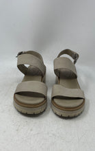 Load image into Gallery viewer, Timberland Womens Violet Marsh Beige 2-Band Platform Slingback Sandals Size 8
