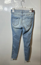 Load image into Gallery viewer, Hollister Womens Blue Denim High-Rise Crop Super Skinny Leg Jeans Sz 1R W25-26L
