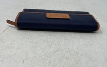 Load image into Gallery viewer, Kate Spade New York Womens Dark Blue Brown Card Holder Small Trifold Wallet
