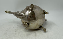 Load image into Gallery viewer, Vintage Brass Serving Four Footed Spout Handled Teapot With Hinged Lid
