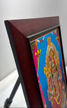 Load image into Gallery viewer, Golden Foil Photo Sri Samayapuram Mariamman Framed Hindu Religious Art Picture
