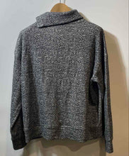 Load image into Gallery viewer, Authentic Simply Vera Vera Wang Womens Gray White Print Pullover Sweater Size L
