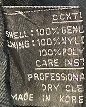 Load image into Gallery viewer, Charles Klein Womens Black 3/4 Sleeve Collared Button Front Leather Jacket Sz L
