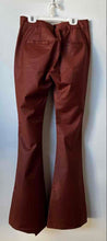 Load image into Gallery viewer, Maria Cher Womens Brown Flat Front Flare Leg Trouser Pants Size 1
