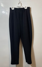 Load image into Gallery viewer, Fashion Nova Womens Black Pleated Front Straight-Leg Dress Pants Size S
