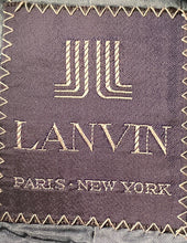 Load image into Gallery viewer, Lanvin Mens Blue Notch Lapel Long Sleeve Two-Button Blazer Jacket No Size
