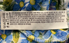 Load image into Gallery viewer, Forever 21 Womens Blue Multi Floral Puff Sleeve V-Neck Cropped Blouse Size Small
