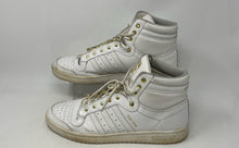 Load image into Gallery viewer, Adidas Mens Top Ten White Leather Lace-Up Round Toe Sneakers Shoes Size 12
