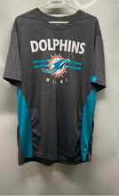 Load image into Gallery viewer, NFL Mens Gray Heather Miami Dolphins Short Sleeve Football T-Shirt Size XXL
