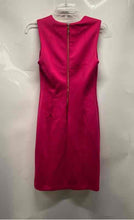 Load image into Gallery viewer, Calvin Klein Womens Pink Sleeveless V-Neck Back Zip Sheath Dress Size 6
