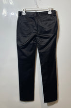 Load image into Gallery viewer, Zara Womens Black Slash Pockets Flat Front Straight Leg Ankle Pants Size 6
