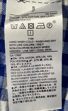 Load image into Gallery viewer, Banana Republic Womens Blue White Plaid Short Puff Sleeve Blouse Top Size S
