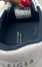 Load image into Gallery viewer, Tommy Hilfiger Mens Brecon White Round Toe Lace-Up Sneaker Shoes Size 9.5
