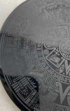 Load image into Gallery viewer, Black Wall Decor Round Shape Plaque Modern Art Display Piece Aztec Calendar
