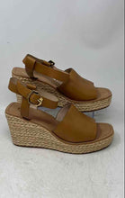 Load image into Gallery viewer, Louise Et Cie Womens Paley Brown Leather Wedge Platform Sandals Size 12M
