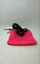Load image into Gallery viewer, Juicy Couture Womens Pink Faux Leather Adjustable Strap Double Zip Crossbody Bag
