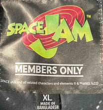 Load image into Gallery viewer, Members Only Mens Multicolor Printed Space Jam Windbreaker Jacket Size XL

