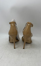 Load image into Gallery viewer, Michael Kors Womens Beige Leather Open Toe Stiletto Ankle Strap Heels Size 9M
