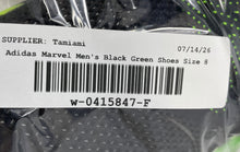 Load image into Gallery viewer, Adidas Marvel Mens D.O.N. Issue 1 Black Green Lace-Up Running Shoes Size 8
