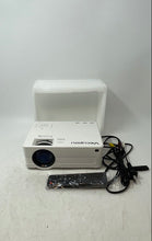 Load image into Gallery viewer, Vecupou HI-04 White Portable Full HD Mini Projector With Accessories Not Tested

