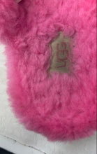 Load image into Gallery viewer, Ugg Womens Fluff Yeah 1095119 Pink Sheepskin Slingback Slide Slippers Size 9
